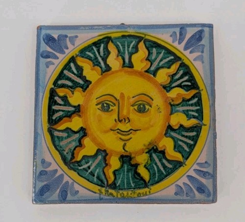 Piastrella sole vintage - piastrella,