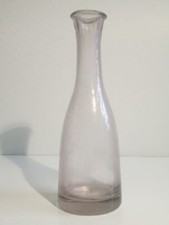 Antica bottiglia vetro soffiato popolare da osteria per vino fine anni '800