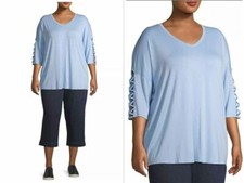 Women's Blouse, Terra & Sky