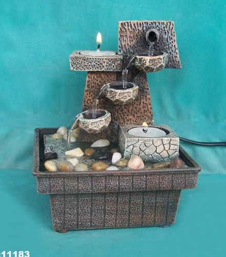 Fontana acqua giardino zen