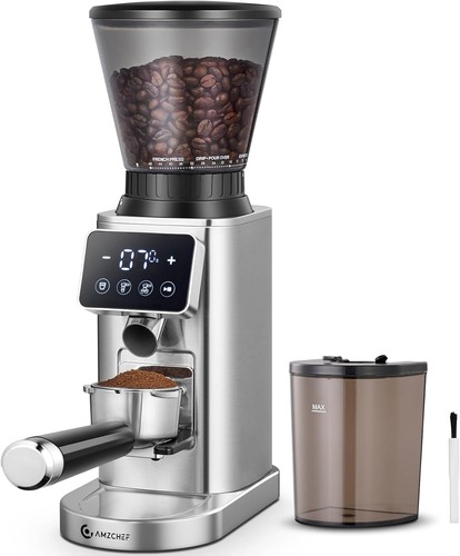 Amzchef macina caffe elettrico - amzchef,