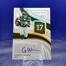 Panini Immaculate Garret Wilson Auto 2023 11/17