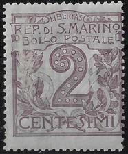 1903 San Marino 2 centesimi