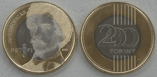 Ungheria 200 forint moneta - ungheria,