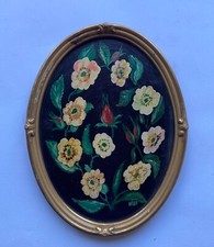 Dipinto Ad Olio Naif Natura