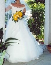 ABITO DA SPOSA - BIANCO - TAGLIA 44