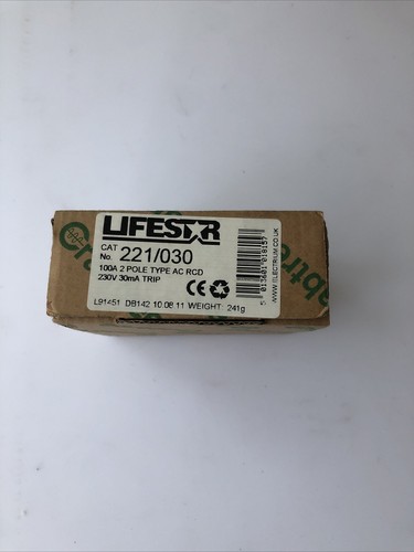 Crabtree lifestar rccb - lifestar, 221/030