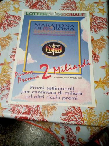 LOCANDINA LOTTERIA MARATONA DI