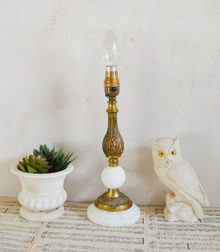 Portalampada vintage marmo - portalampada,