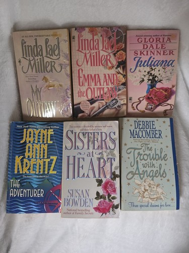 Romance paperback book lot - 6,
