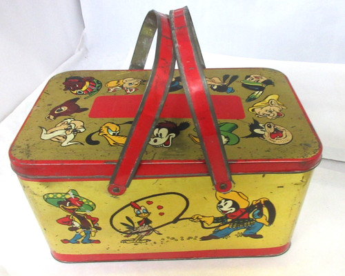 Secchio pranzo vintage disney - vintage,