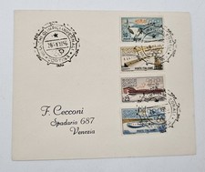 Italia Busta "VII Giochi olimpici Invernali - Cortina 1956 - Usato