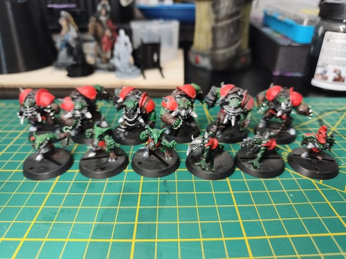 Blood bowl black orcs team - blood,