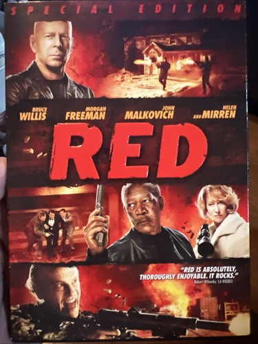 Red dvd 2010 action comedy - red,