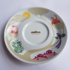 Piatto Piattino Caffè Lavazza Apulum Reserva Tierra Ceramica Design Italiano 16cm