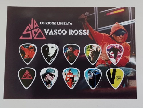 Vasco rossi set plettri - rossi,