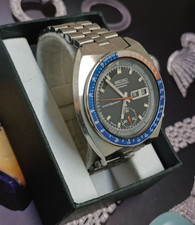 OROLOGIO AUTOMATICO CRONOGRAFO UOMO SEIKO POGUE PEPSI 6139-6002