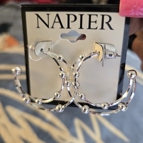 Orecchini napier tono argento - napier,