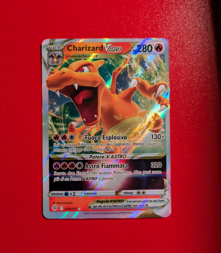 Carta pokemon charizard - carta,