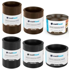 Bordo flessibile per prato bordo giardino 9 m rotolo dritto 10 cm 15 cm 20 cm 25 cm HQ