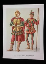 STAMPA Pubblicità FARMACEUTICA CONTRADA DEL DRAGO - DUCE E PAGGIO PORTA ARMI