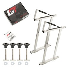 2x Flexboard binari cerniera molla a gas argento per Mercedes Viano W639