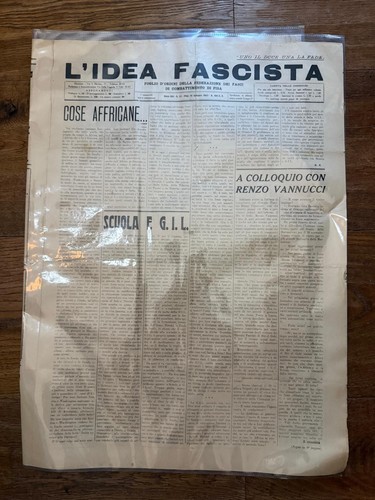 Idea fascista giornale - ,
