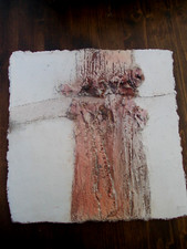 PIASTRA DA MURO IN CERAMICA RAKU FIRMATA BRIGITTE LONG 2007