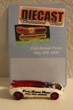 HOT WHEELS NTDCC NORTH TEXAS DIECAST CLUB 2006 1° ANNUALE PICNIC FRUSTA CREAMER