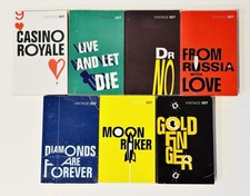 Vintage 007 James Bond Ian Fleming 7 Book Collection Paperback Books (2012)