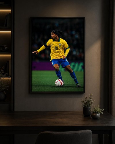 Poster ronaldinho brasile - ronaldinho, a4