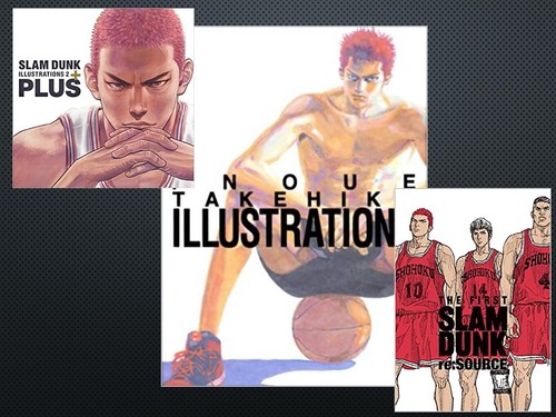Slam dark illustrations set - slam,