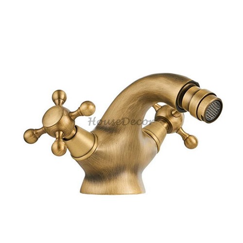 Rubinetto lavabo bidet doppia