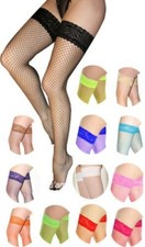 Calze a Rete Pizzi Autoreggenti ( Nero, Rosso, Bianco, Intimo Nuovo Sexy