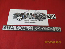 FREGIO LOGO BADGE POSTERIORE ALFA-ROMEO GIULIETTA 1.6