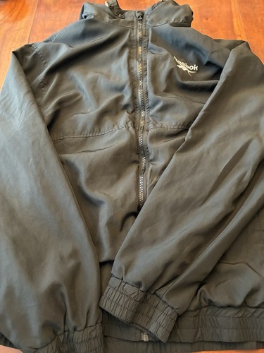 Giacca vento nera reebok - giacca,