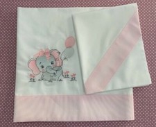 Lenzuolino carrozzina 100% cotone realizzato a mano personalizzabile