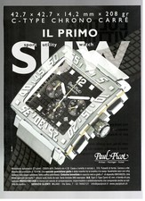 PAUL PICOT  Pubblicità 2006 OROLOGIO TYPE CHRONO CARRE' AUTOMATIC 1 pagina