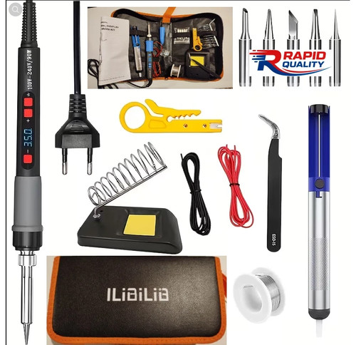 Kit saldatore stagno - stagno, lcd