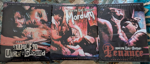 August underground trilogy - underground, lot