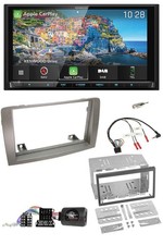 Kenwood Volante Bluetooth 2DIN USB TMC DAB Navigatore per Lancia Musa 2004-2012