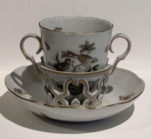 Tazza con piattino herend - con,