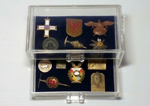 Box acrilico con cassetti - in,