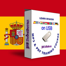 Learn To Speak Spanish Language fluently USB Course, MP3 & PDF,language of Spain