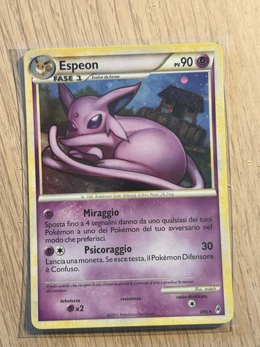 Pokemon card espeon 95 - card,