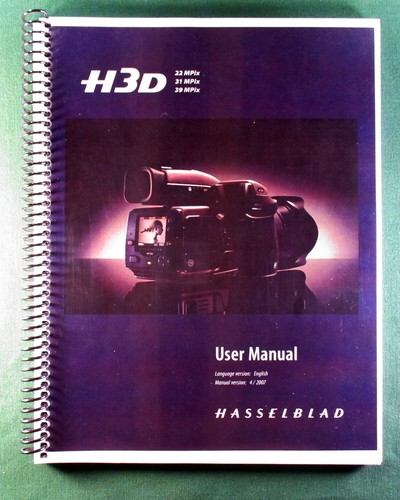 Hasselblad h3d manuale - h3d,