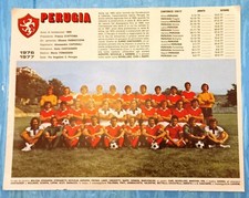 POSTER FIORENTINA PERUGIA 1976/77 su carta lucida 32,5x25cm