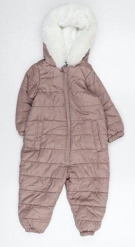 Tuta neve marrone bambino - marrone,