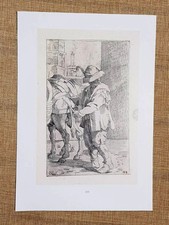 Vende padelloni e Pettini setacci Tavola 1646 A. Carracci Arti Bologna Ristampa