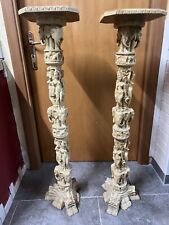 Colonne stile orientale Porta Vasi Statue